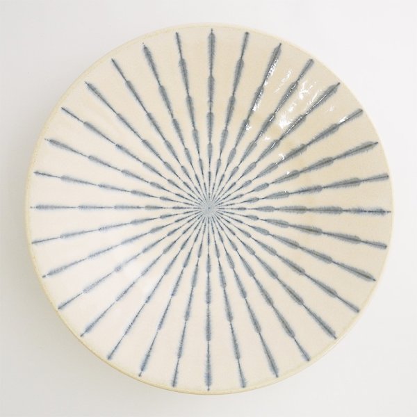 画像4: 【GEKKO -月光-】9.5寸浅鉢 白 【GEKKO -月光-】30cm Shallow Bowl White (4)