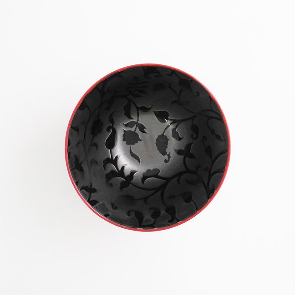 画像4: 【MIWAKU -魅惑-】飯碗(大) 黒 (4)