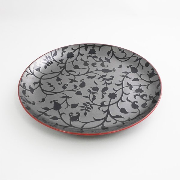 画像3: 【MIWAKU -魅惑-】丸皿(中) 黒 【MIWAKU -魅惑-】Round Plate Medium Black (3)