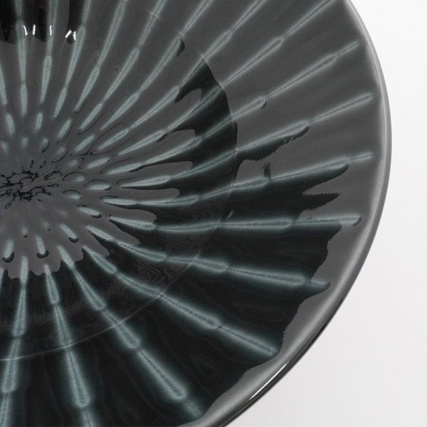 画像5: 【GEKKO -月光-】8寸深鉢 黒 【GEKKO -月光-】24cm Deep Bowl Black (5)