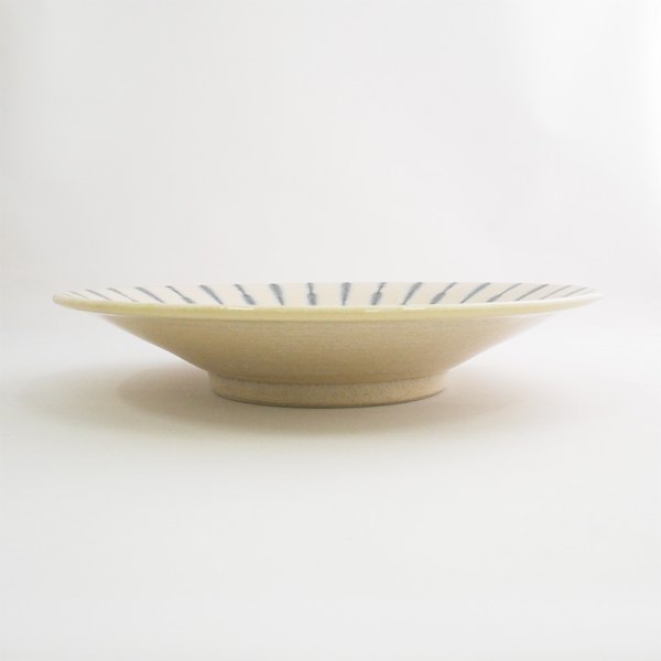 画像2: 【GEKKO -月光-】8寸浅鉢 白 【GEKKO -月光-】25cm Shallow Bowl White (2)
