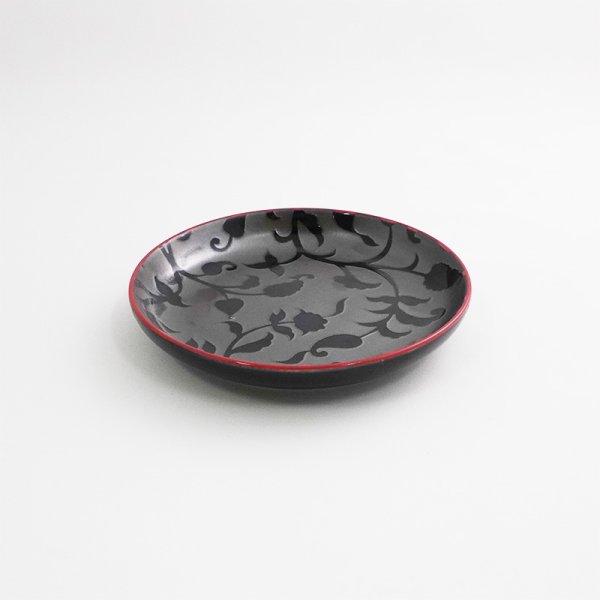 画像3: 【MIWAKU -魅惑-】小皿 黒 【MIWAKU -魅惑-】Small Plate Black (3)