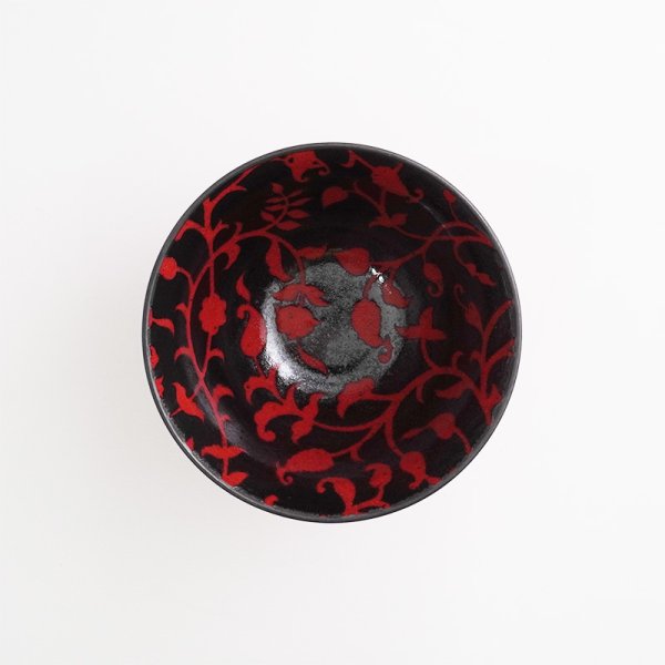 画像4: 【MIWAKU -魅惑-】飯碗(大) 赤 (4)