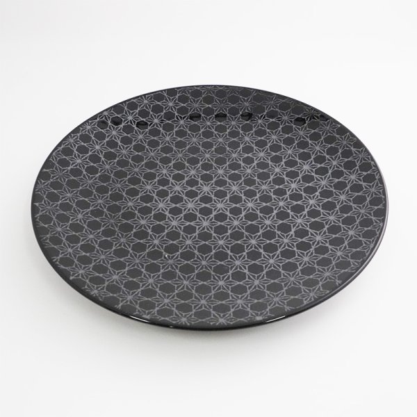 画像3: 【市蔵】黒丸9寸皿 【市蔵】Black Round 28cm Plate (3)