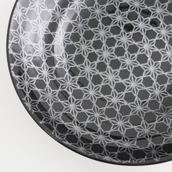 画像5: 【市蔵】黒ミツワ7.5寸めん皿 【市蔵】Black Mitsuwa 23cm Noodle Bowl (5)