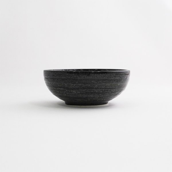 画像2: 【市蔵】黒3.5寸ボウル 【市蔵】Black 11cm Bowl (2)
