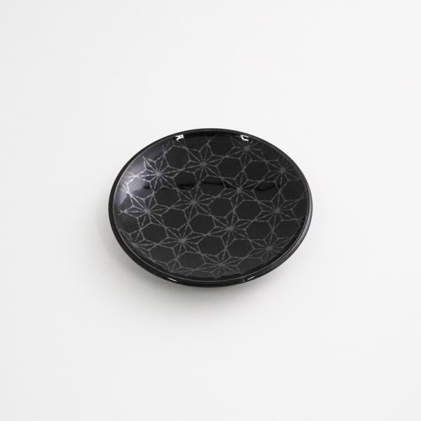 画像3: 【市蔵】黒丸3寸皿 【市蔵】Black Round 10cm Plate (3)