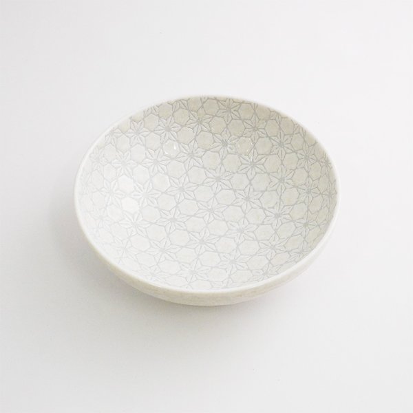 画像3: 【市蔵】白メタ4.8寸ボウル 【市蔵】White Meta 15cm Bowl (3)