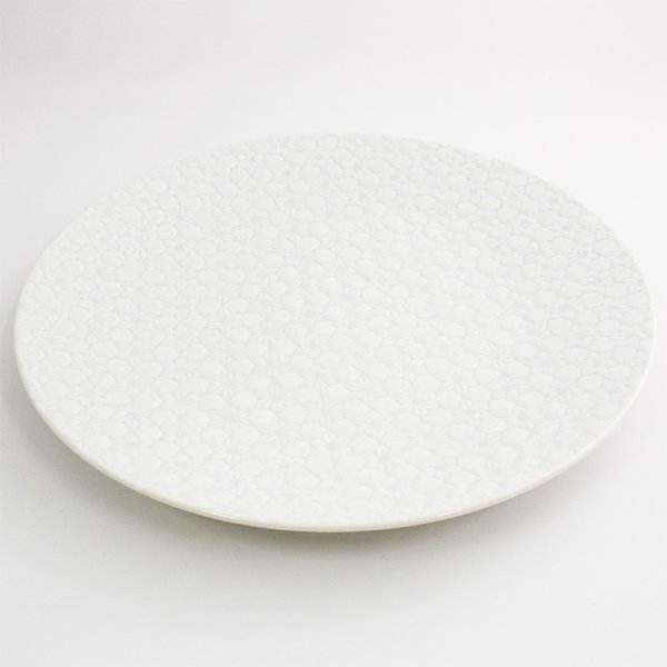 画像3: 【市蔵】白丸尺皿 【市蔵】White Round 31cm Plate (3)