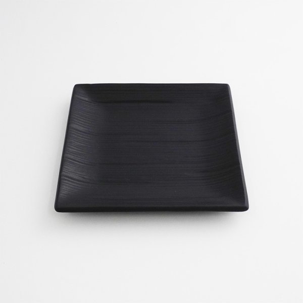 画像3: 【こよみ】黒正角皿（小） 【こよみ】Black Square Plate Small (3)