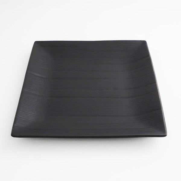 画像3: 【こよみ】黒正角皿（大） 【こよみ】Black Square Plate Large (3)