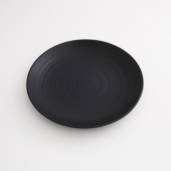 画像3: 【こよみ】黒6寸皿 【こよみ】Black 18cm Plate (3)