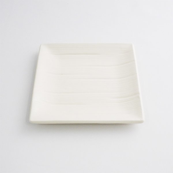 画像3: 【こよみ】白正角皿(小) 【こよみ】White Square Plate Small (3)