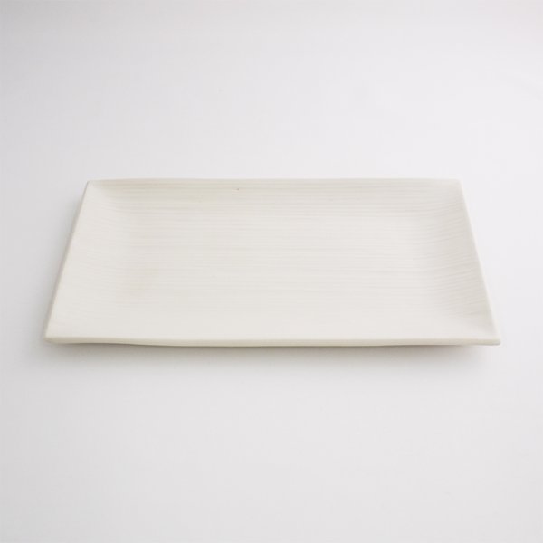 画像3: 【こよみ】白長角皿(小) 【こよみ】White Long Rectangle Small (3)