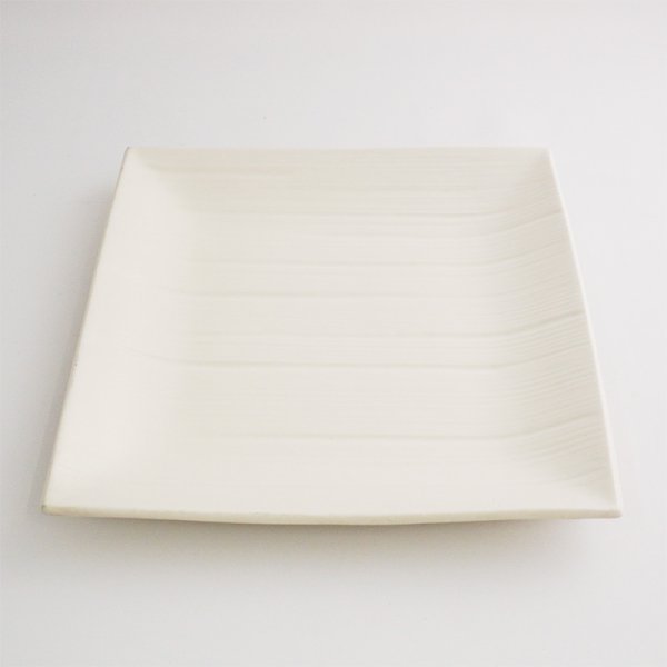 画像3: 【こよみ】白正角皿(大) 【こよみ】White Square Plate Large (3)