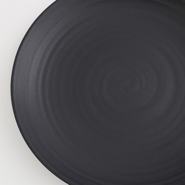 画像4: 【こよみ】黒6寸皿 【こよみ】Black 18cm Plate (4)