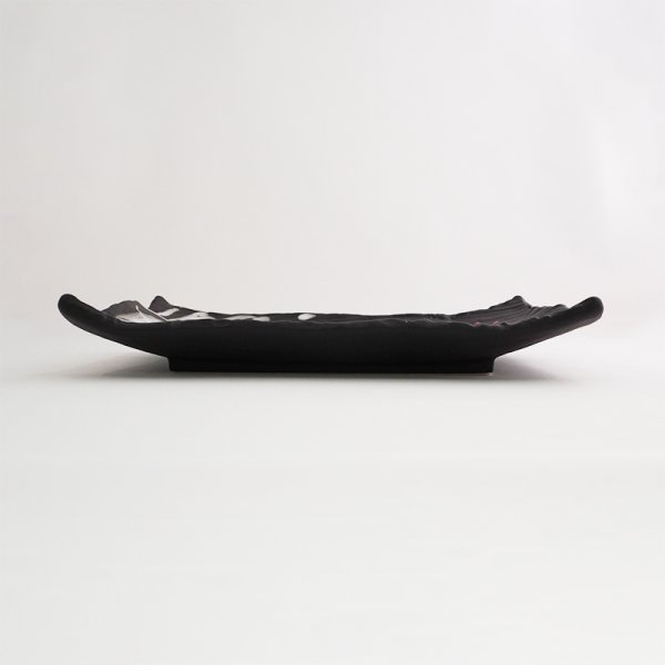 画像3: 【TENGU】角皿(小) 黒 【TENGU】Rectangle Plate Small Black (3)