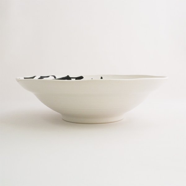 画像2: 【TENGU】8寸盛鉢 白 【TENGU】25cm Bowl White (2)