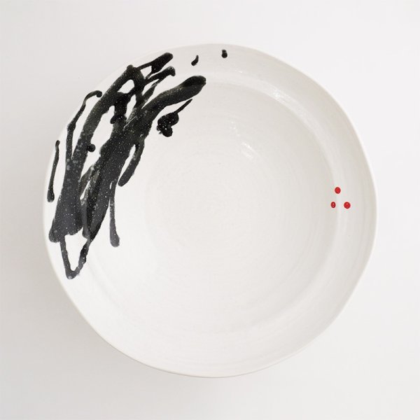 画像3: 【TENGU】8寸盛鉢 白 【TENGU】25cm Bowl White (3)