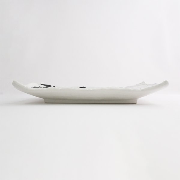 画像2: 【TENGU】角皿(小) 白 【TENGU】Rectangle Plate Small White (2)