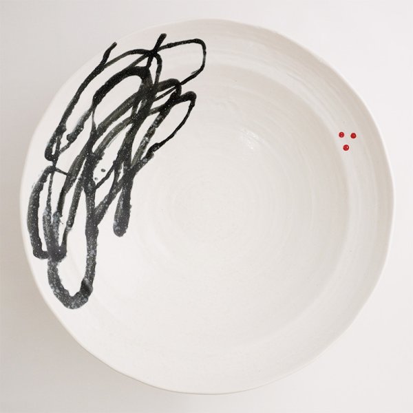 画像3: 廃盤:【TENGU】尺盛鉢 白 (3)