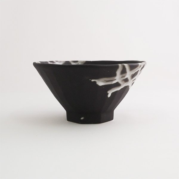 画像2: 【TENGU】4.8寸飯碗 黒 【TENGU】15cm Rice Bowl Black (2)