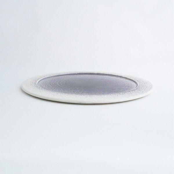 画像2: 【メインプレートコレクション】フラットリムプレート(小) 紫 【Main Plate Collection】Flat Rim Plate Small Purple (2)