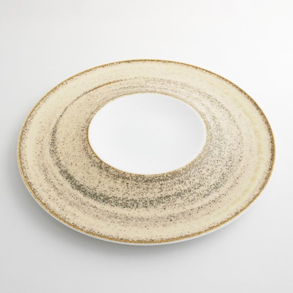 画像3: 【メインプレートコレクション】絹衣 クレータープレート 【Main Plate Collection】Suzushi Crater Plate (3)