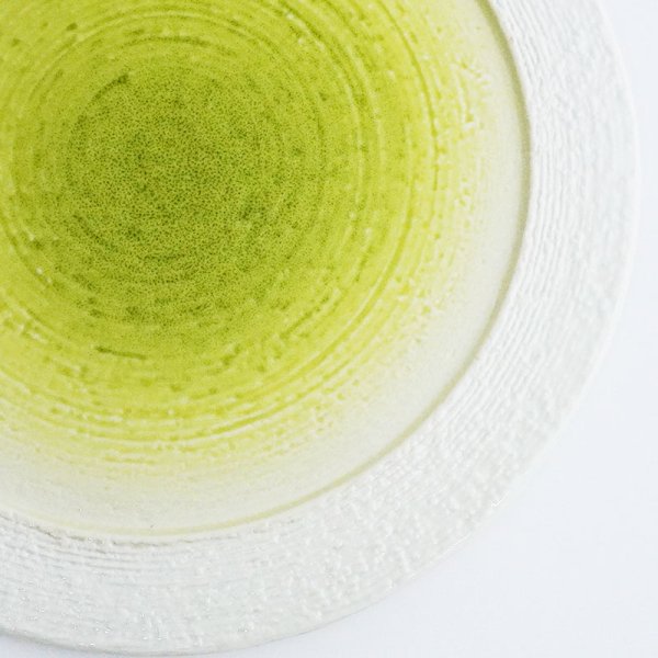画像4: 【メインプレートコレクション】フラットリムプレート（小）　緑 【Main Plate Collection】Flat Rim Plate Small Green (4)