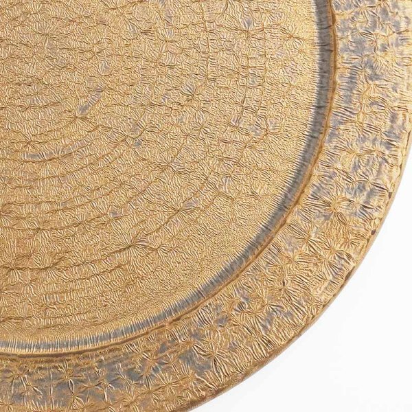 画像4: 【メインプレートコレクション】フラットリムプレート(小) ゴールド 【Main Plate Collection】Flat Rim Plate Small Gold (4)