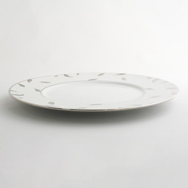 画像2: 【メインプレートコレクション】リーフプレート 銀彩 【Main Plate Collection】Leaf Plate Gindami (2)