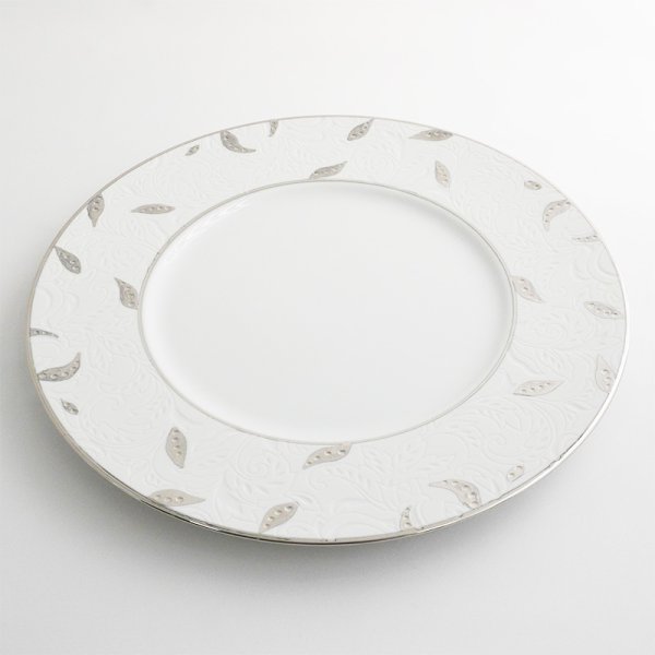 画像3: 【メインプレートコレクション】リーフプレート 銀彩 【Main Plate Collection】Leaf Plate Gindami (3)