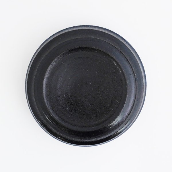 画像3: 2025新作:【ZA-BU】段しのぎ皿(中) 黒 (3)