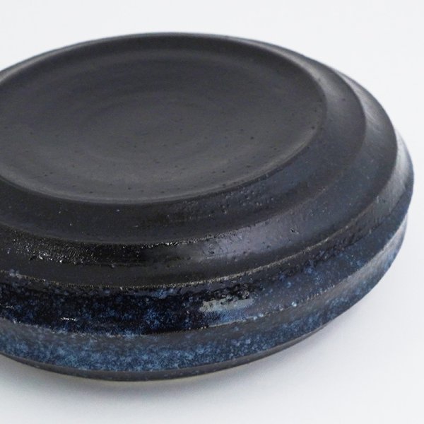 画像4: 2025新作:【ZA-BU】段しのぎ皿(中) 黒 (4)