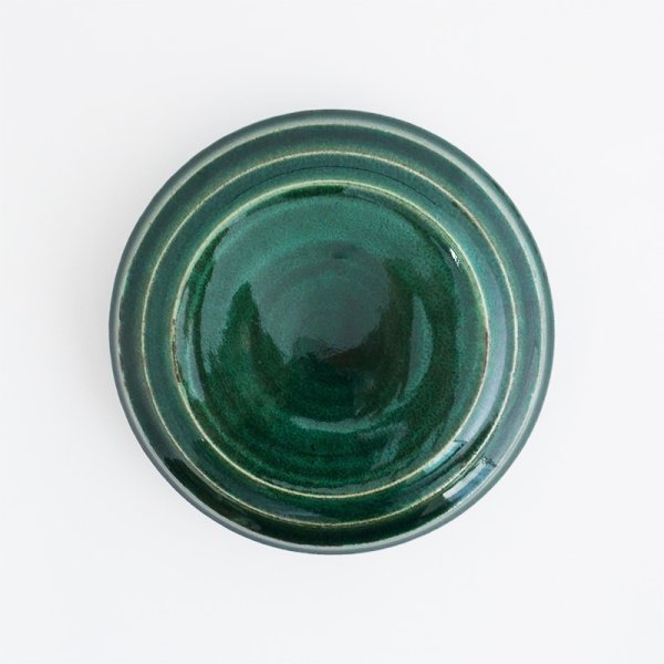 画像3: 2025新作:【ZA-BU】段しのぎ皿(中) 緑 (3)