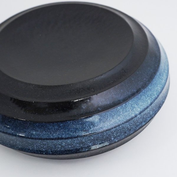 画像4: 2025新作:【ZA-BU】段しのぎ皿(大) 黒 (4)