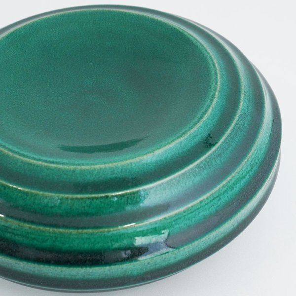 画像4: 2025新作：【ZA-BU】段しのぎ皿(大) 緑 (4)