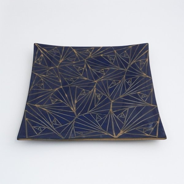 画像3: 2025新作:【MO-SU】スクエアプレート 紺 (3)