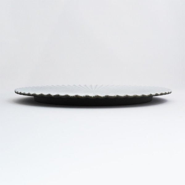 画像2: 2025新作:【TO-O】24cmプレート 白 (2)