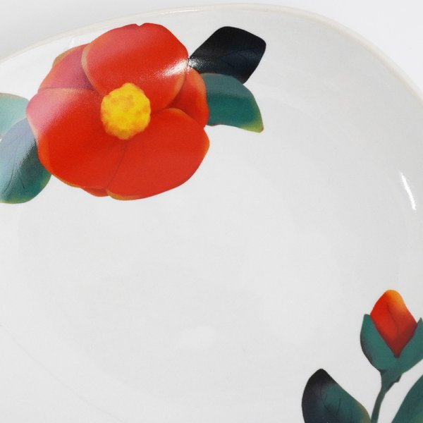 画像4: 2025新作:【TOUKA -冬花-】20cm皿 花 (4)