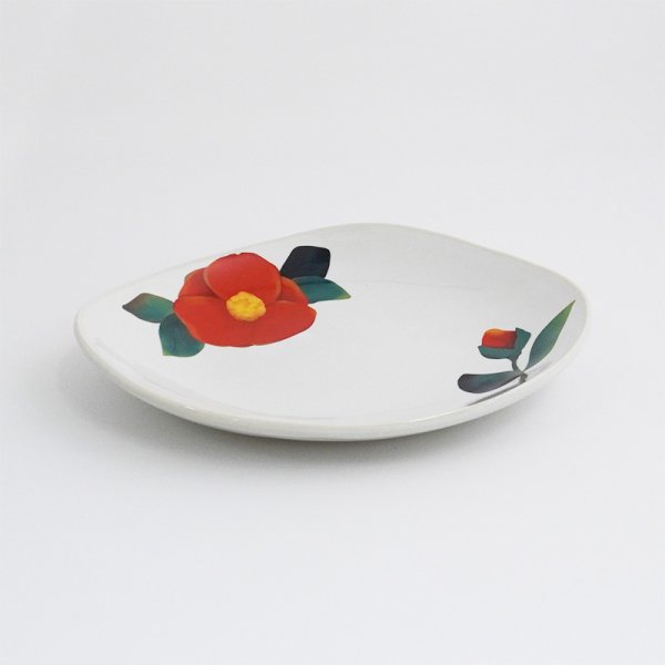 画像3: 2025新作:【TOUKA -冬花-】20cm皿 花 (3)