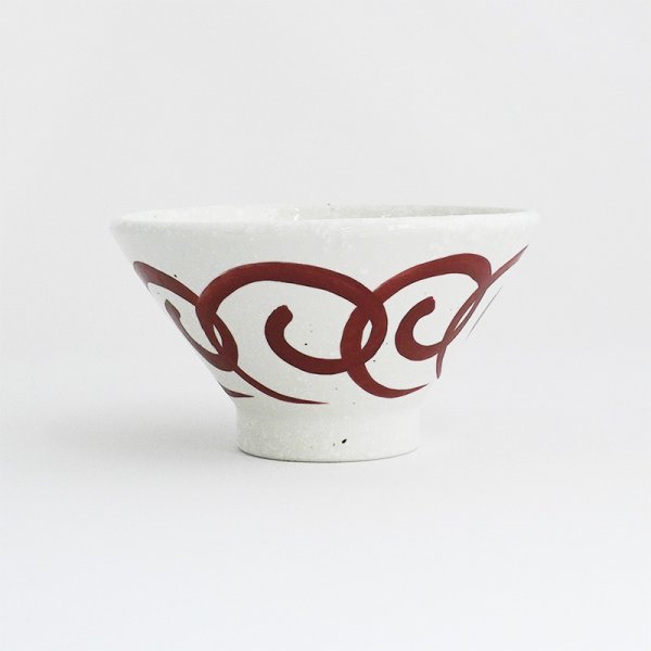 画像2: 2025新作:【円】赤絵うず丼14cm (2)