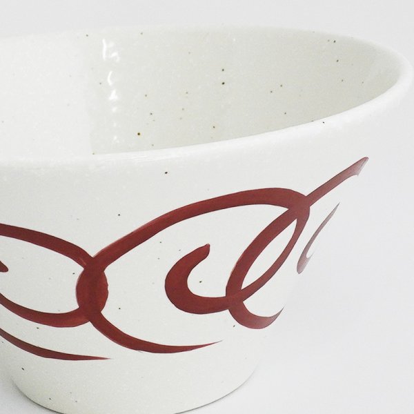 画像5: 2025新作:【円】赤絵うず丼19cm (5)