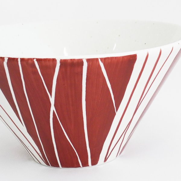 画像5: 2025新作:【円】赤絵乱とくさ丼18cm (5)