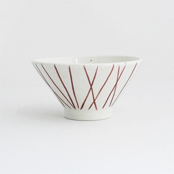 画像2: 2025新作:【円】赤絵とくさ丼12cm (2)