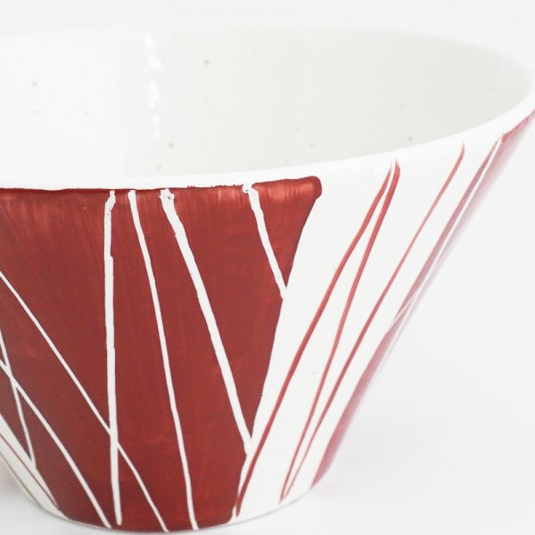 画像5: 2025新作:【円】赤絵乱とくさ丼19cm (5)