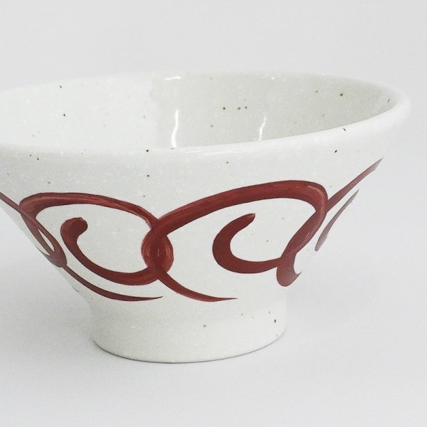 画像4: 2025新作:【円】赤絵うず丼12cm (4)