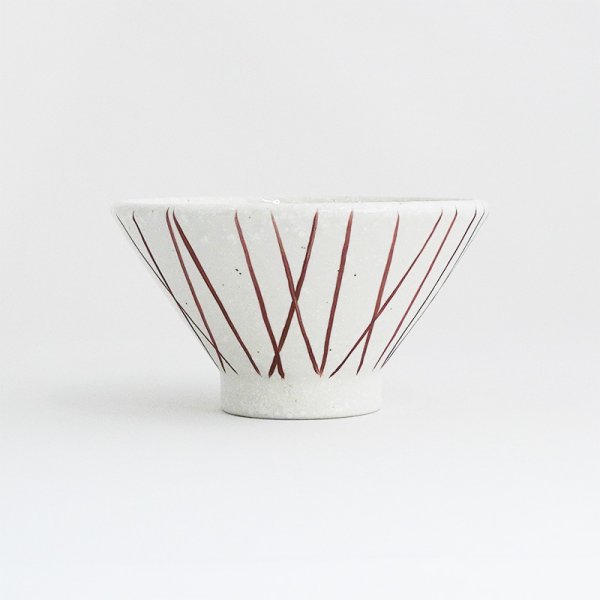 画像2: 2025新作:【円】赤絵とくさ丼14cm (2)