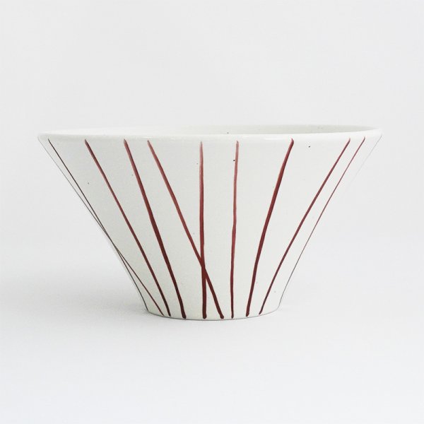 画像2: 2025新作:【円】赤絵とくさ丼18cm (2)