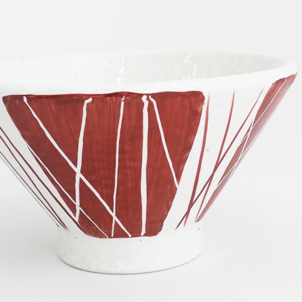 画像5: 2025新作:【円】赤絵乱とくさ丼14cm (5)